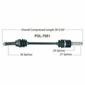 Wide Open OE Replacement CV Axle for POL REAR LEFT RANGER DIESEL 11-14 POL-7051